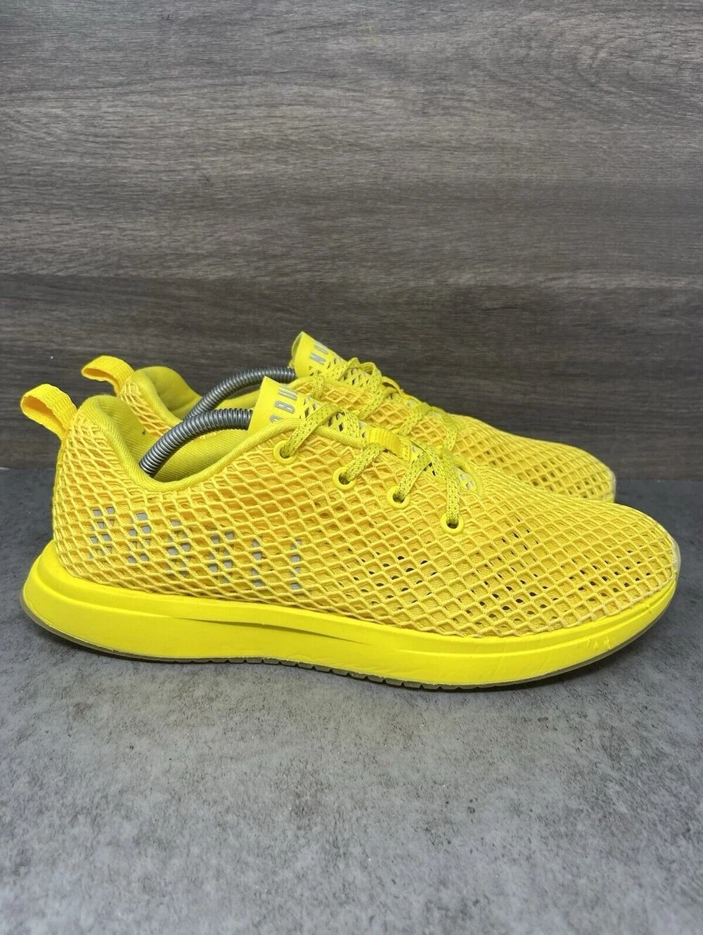 NOBULL Diamond Mesh Runner Yellow Size 10 Mens Running Training Gym Shoes
